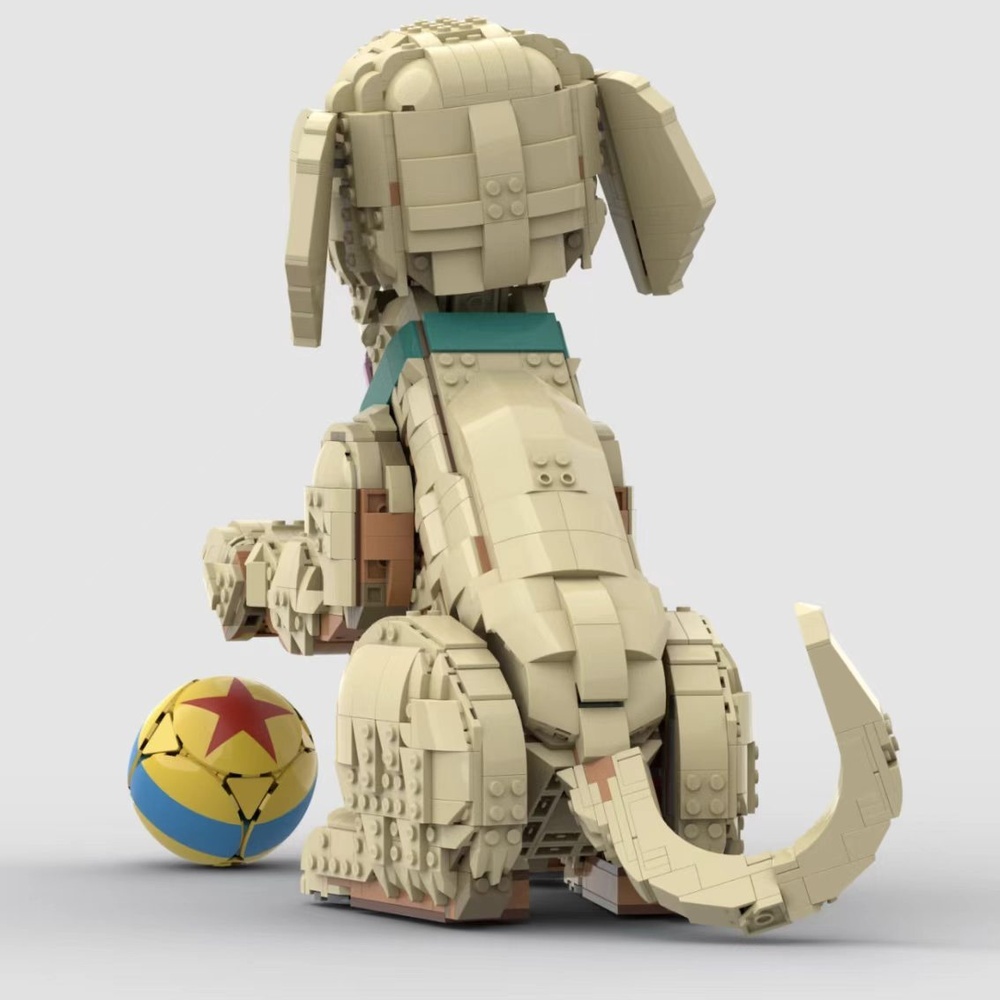 Young Golden Retriever Dog Con - Interior Design Lego review and price