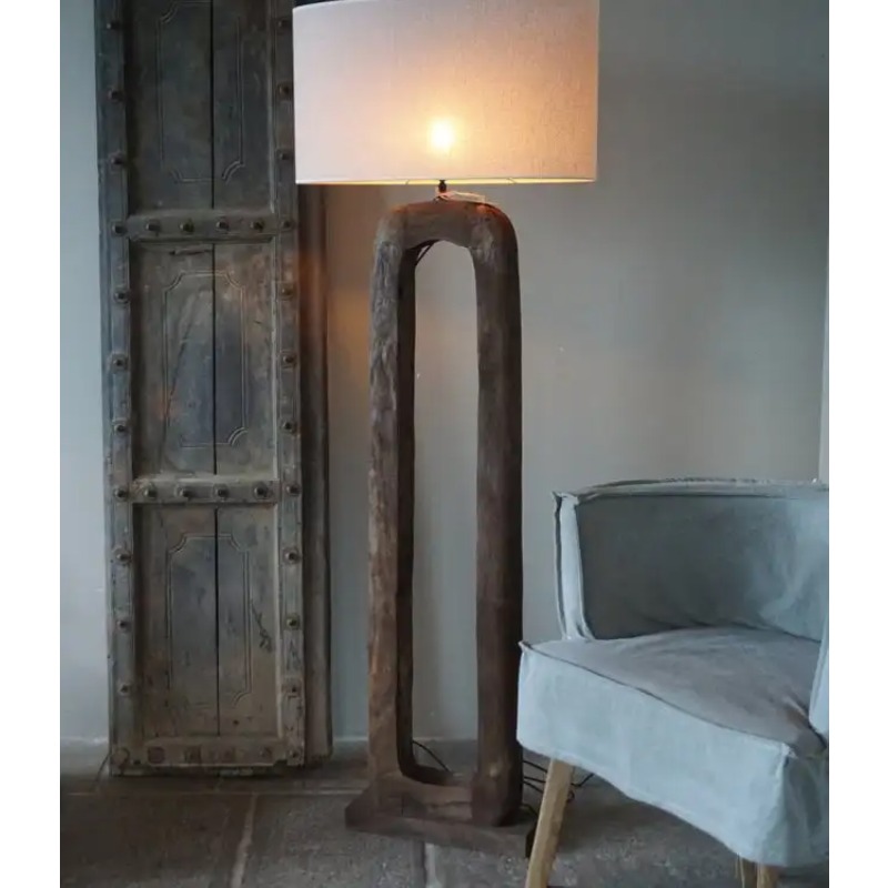 Brown Wooden Floor Lamp Wooden - Interior Design Office Space review and price