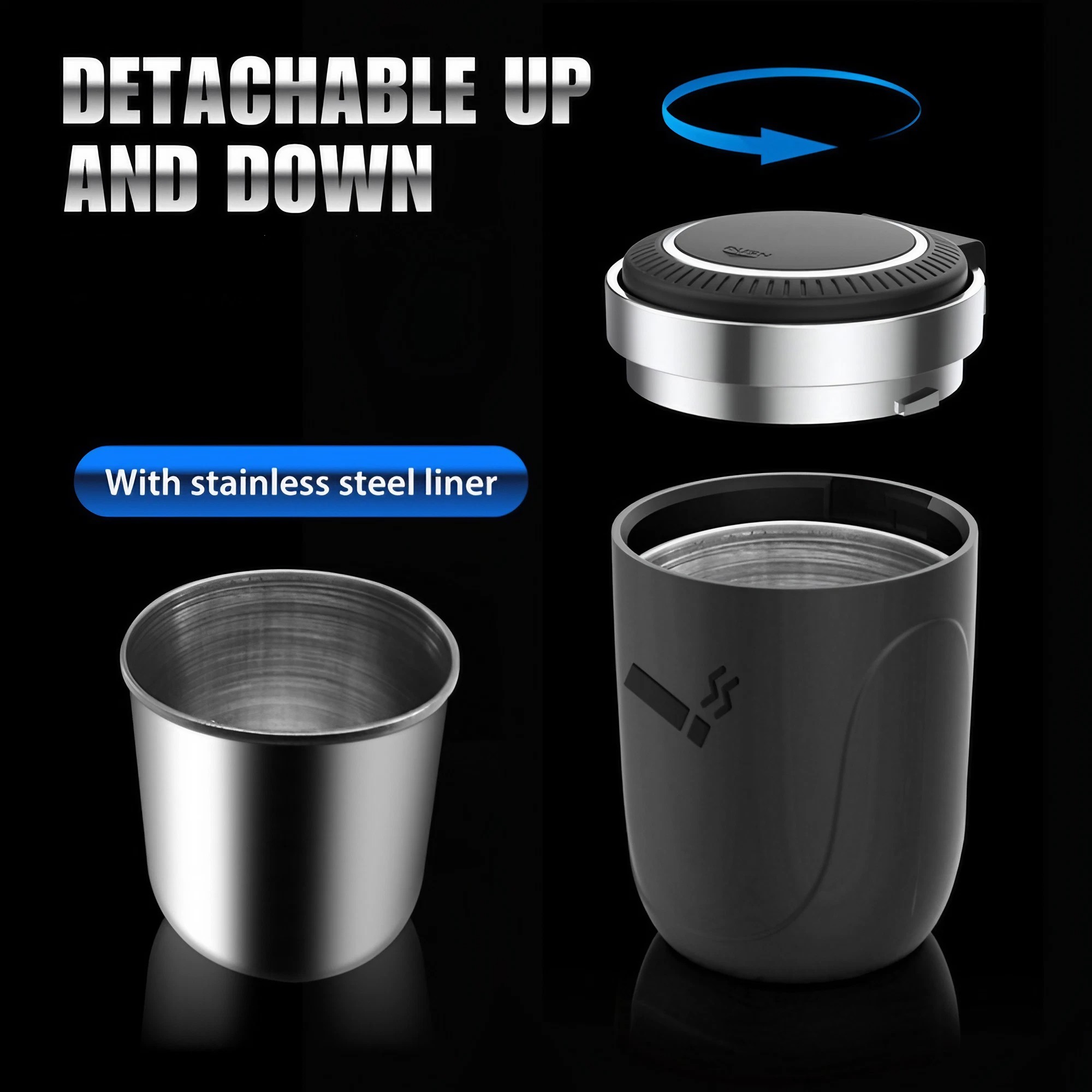 Car Ashtray With Led Light Smo - Interior Design Co review and price