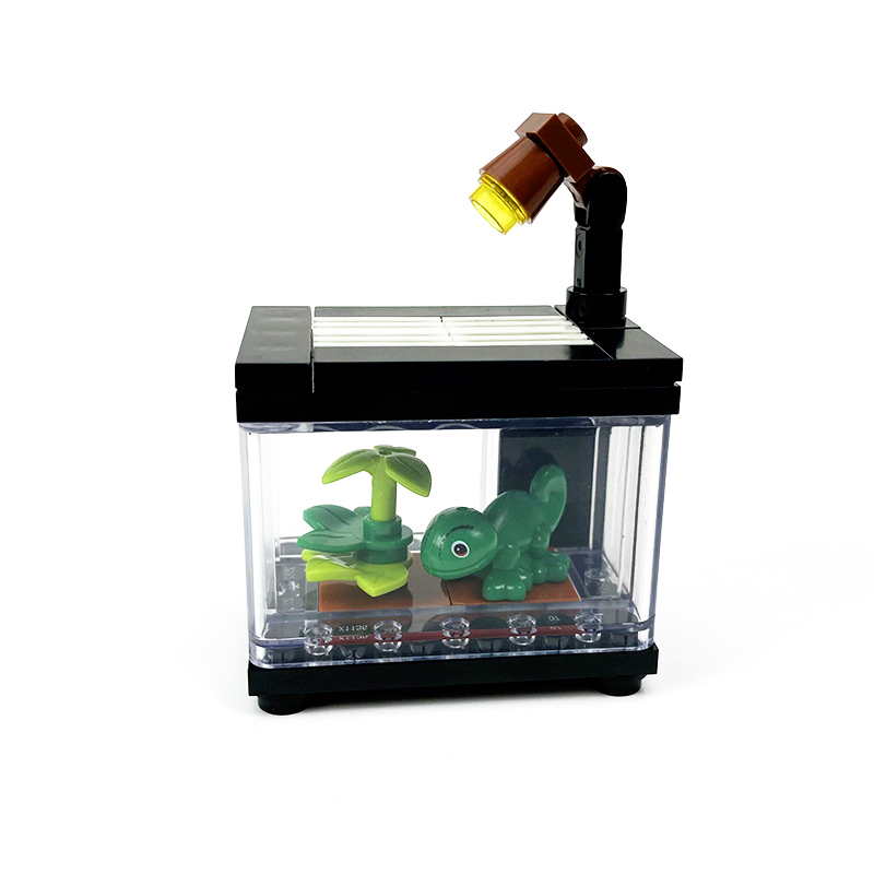 Fish Tank Building Blocks MOC  - Interior Design Lego review and price