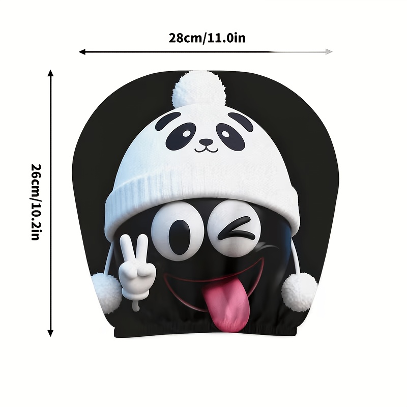 1/2 Pcs Car Headrest Covers, C - Interior Design Emoji review and price